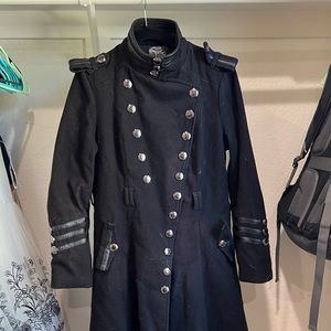 Punk Rave 2XL Military Goth Peacoat
